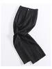 Women's High Waist Linen Wide-Leg Pants - 2026 New Style, Slimming, Casual, Cropped, and Straight Leg.