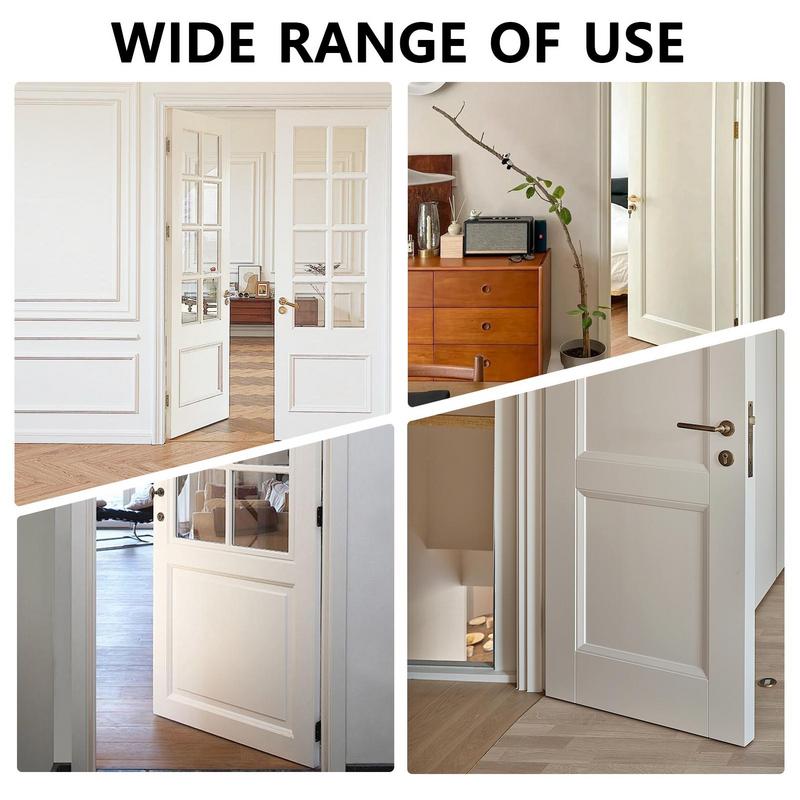 Winddichter Türstopper Metall Bodenmontage Türstopper Mechanisch Bohrenfrei Türstopper Mit Klebeband Für Zuhause Wohnzimmer