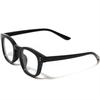 [Bliss Leather] Black X Clear Sunglasses Date Glasses Wellington Type