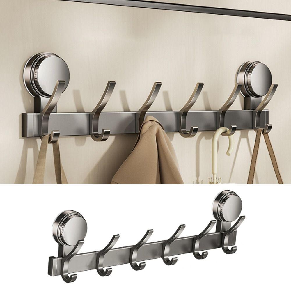 Strong Load-bearing Suction Cup Door Hook No Drilling Towel Storage Hook  Kitchen