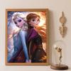 Diamond Art Painting Kit – Frozen Sisters Sparkling Craft, Home Wall Decor, Handmade Gift