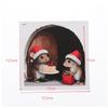 Cute Christmas Mouse Hole Wall Sticker Xmas Noel Navidad Home New Year Decoration