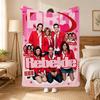 Rbd Band Throw 240G Flannel Blanket, Suitable For Sofas, Beds, Offices,  Exquisite Gift Blankets