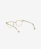 Techeuoaiweeo Mark Eyeglass Frames C4 Lightgray&Silver