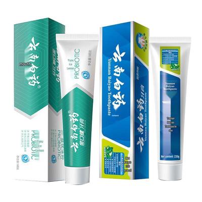 Yunnan Baiyao Mint & Lemon Fresh Toothpaste 2-Pack