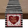 Desktop Ornaments Love Table Flag Tablecloth 33*183cm Table Runner For Festive Atmosphere Event Decoration Valentine's Day Party