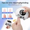 2025 Trend Electric Nail Clippers 360° Rotating Automatic Trimmer Adult Baby Toe Scissors Pedicure Finger Nail Manicure