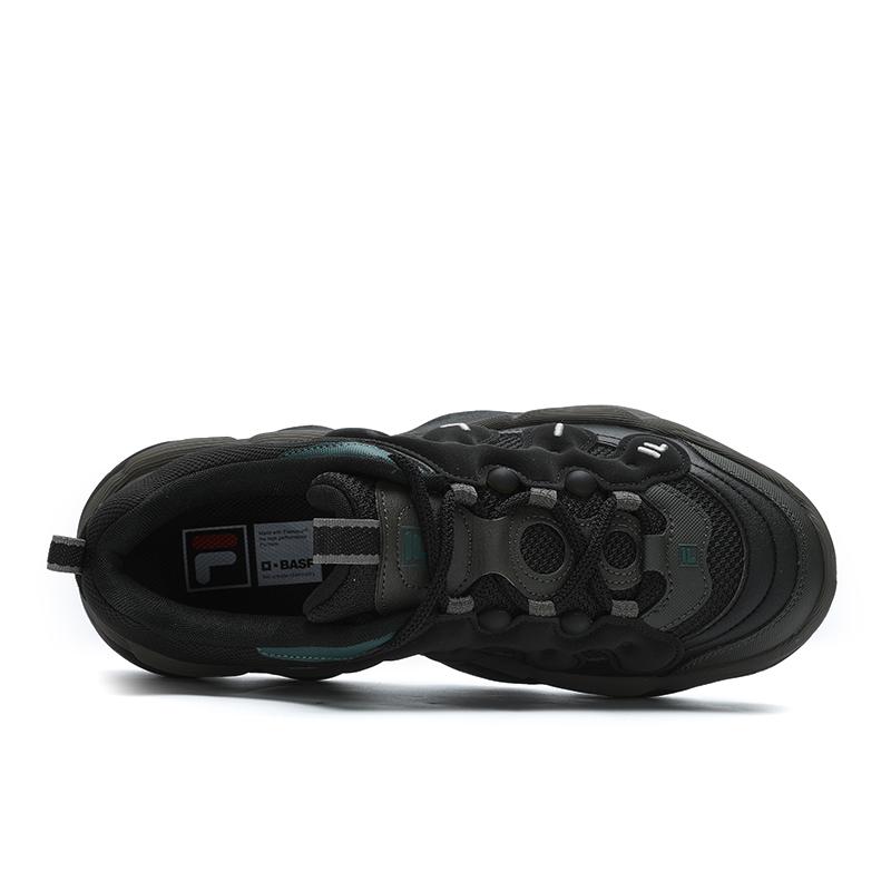 FILA Pease Comfortable Durable Low-Top Lifestyle Casual Shoes Men sneaker Black Green F12M441117FBM