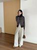 TiaoCheng 2026 Spring Women's Korean Minimalist Wide-Leg Casual Straight-Leg Long Pants