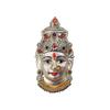Dekorerat Silver Ammavari Ansikte - Laxmi Mukhota - Matha Ansikte - Varalakshmi Ansikte