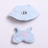 Big Eyes Labubu Time Doll's Clothes Two-piece Set 17cm Plush Dolls Clothes  Children Gift