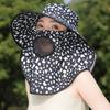 Modischer UPF 50+ Sonnenhut Für Damen Anti-UV Breiter Rand Sonnenschutzkappe Sommer Nackenschutz Fischerhut Für Outdoor-Sportarten