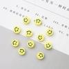 Colorful Sunflower Smiley Face Polymer Clay Beads for DIY Earring and Jewelry Making