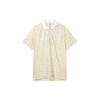 Jordan Sport All-Over Print Casual Polo Shirt Men Tops Light-Yellow FN5853-133
