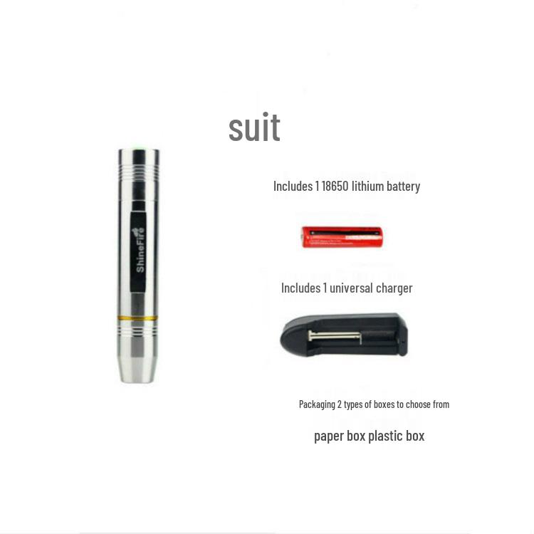 Rechargeable Aluminum Alloy Jadeite Identification Flashlight