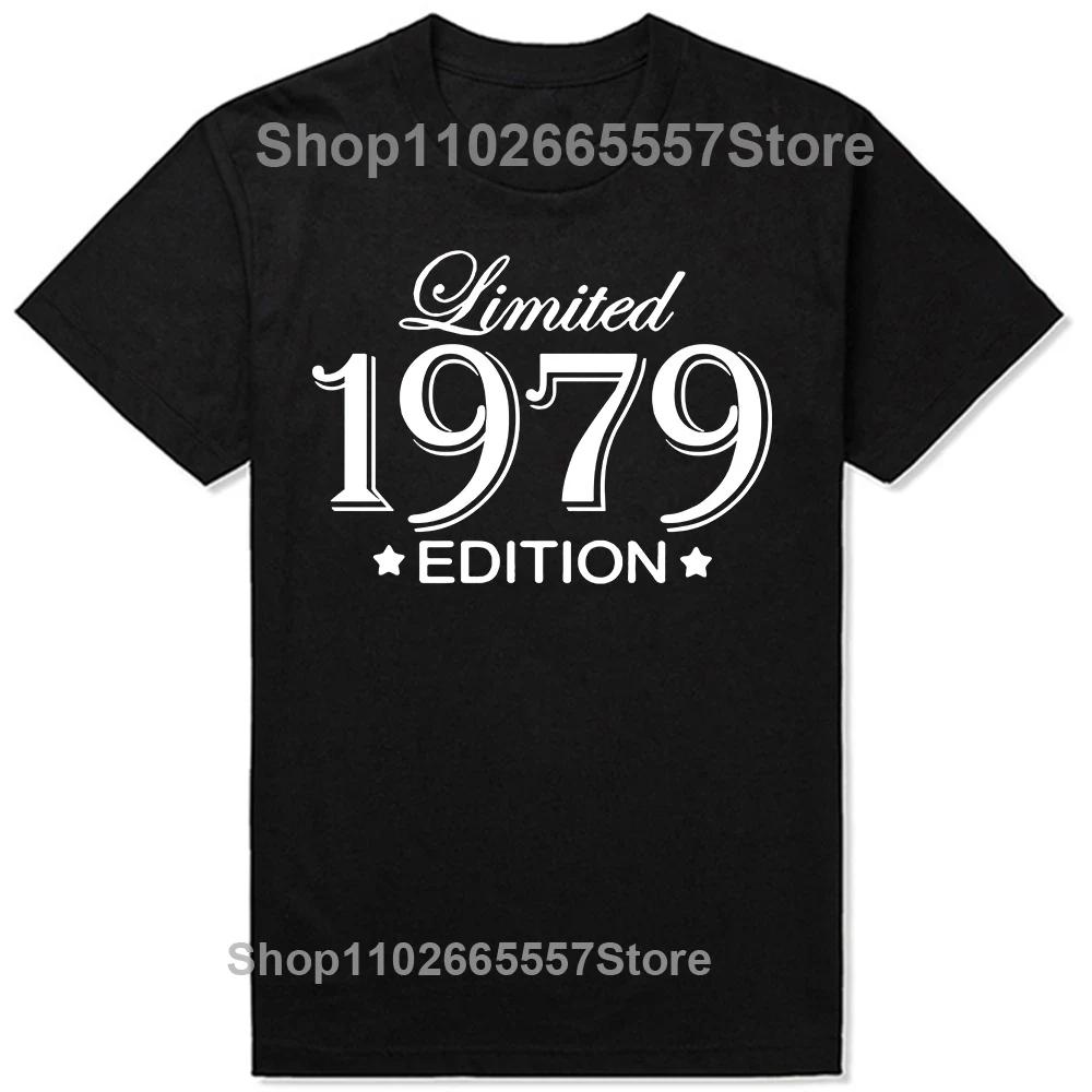 Made In 1979 Limited Edition 45 Years Of Being Awesome T Shirts Gifts Cotton Summer Tees Tops Unisexs Short Sleeve Tshirt