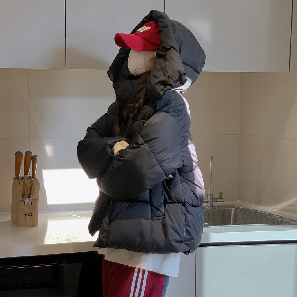 Short down padded jacket women's new winter padded jacket small padded jacket oversize bread jacket trendy