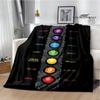 3D Chakra bedruckte Decken Warme Flanelldecken Weiche und bequeme Decke Bettbezüge Decken für Betten Geburtstagsgeschenk