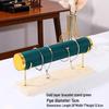 Solid Wood Suede Jewelry Rack and Bracelet Display Stand