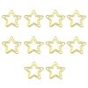 10 Pcs Star Shape Bookmarks Holder Paper Clip Bookmarks Holder Creative Paperclip Suitable for Office School and Home