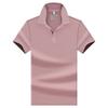 Kurzärmeliges Poloshirt, atmungsaktives Herren-T-Shirt aus reiner Baumwolle, Business-Casual-Top mit Reverskragen