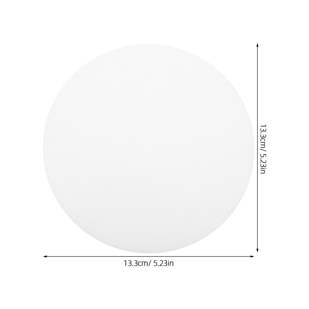 6Pcs LED Downlight Diffusion Plates Anti-Dazzling Plastic Cover Round Recessed Light Diffuser Replacement Lamp Shade