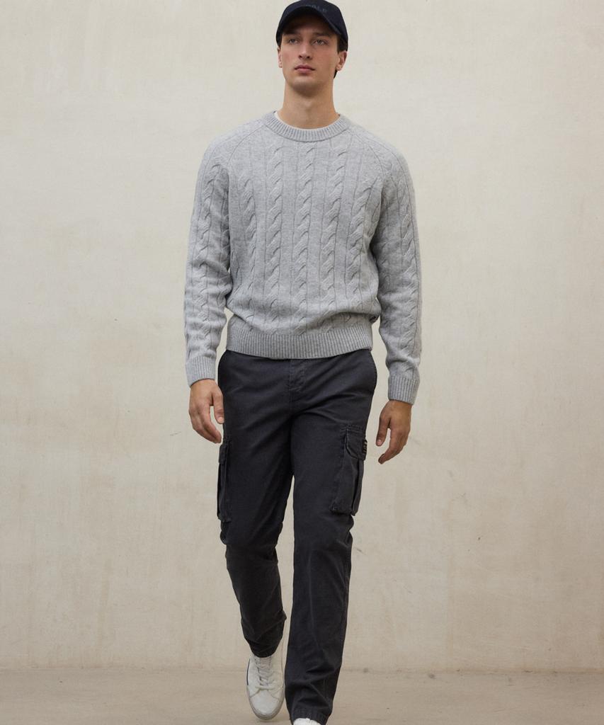 Ekoalpeu Men'S Light Grey Tilo Sweater