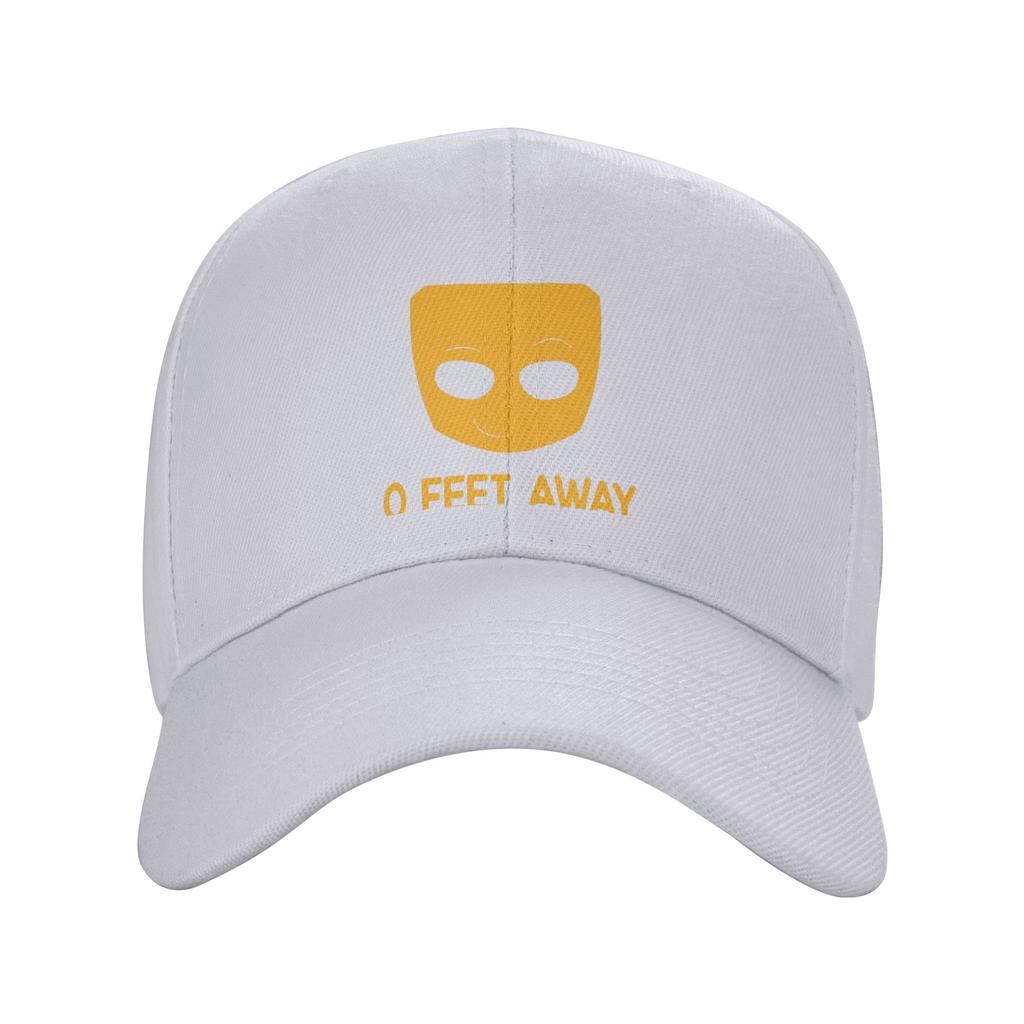 Fashion Grindr O Feet Away Essential Curved Brim Baseball Cap Visor