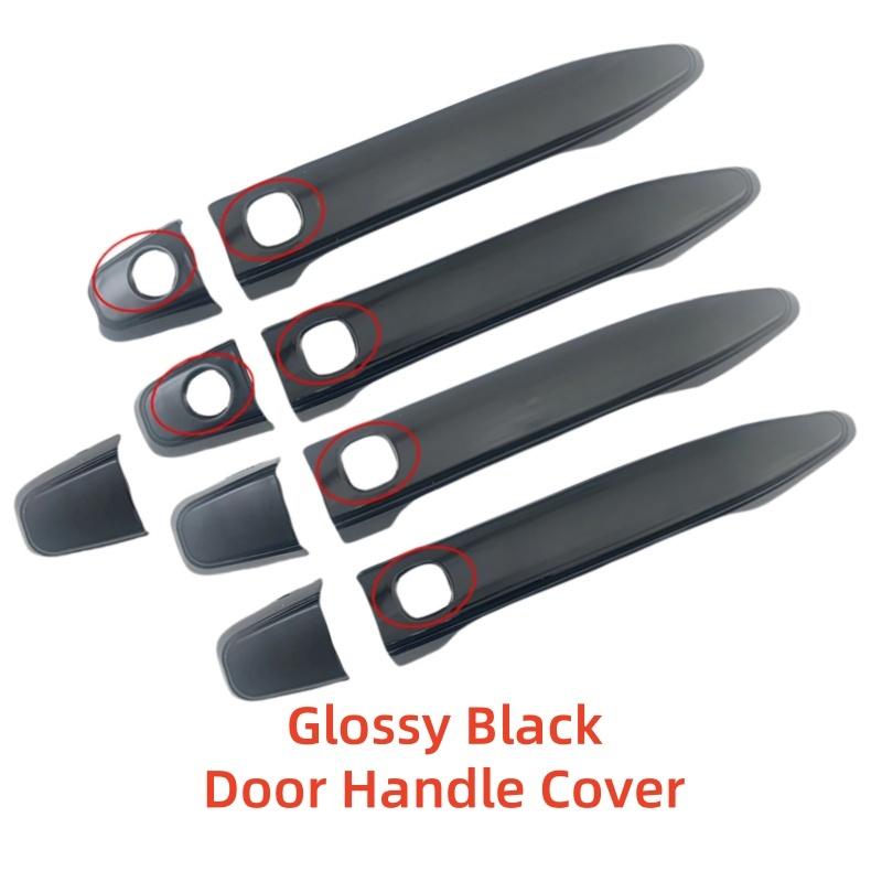 Gloss Black Car Accessory Door Handle Bowl Covers Trim Paste Style For Lexus LS430 LS 430 2001 2002 2003 2004 2005 2006