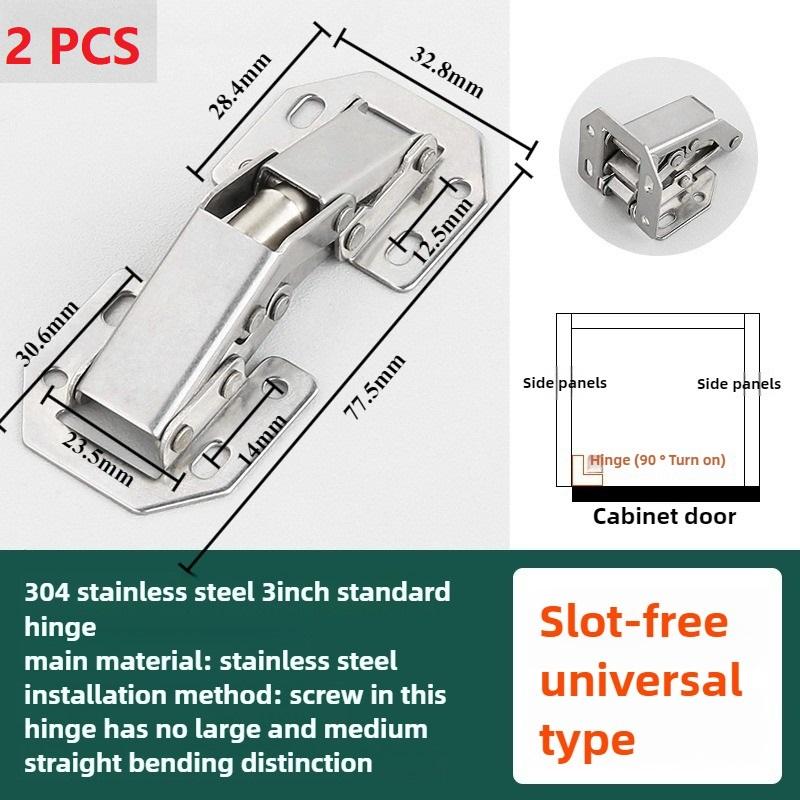 NORMAL Cabinet Hinge 90/150/170 Degree No-Drilling Hole Cupboard Door Hydraulic Hinges Soft Close With Screws Furniture Hardware