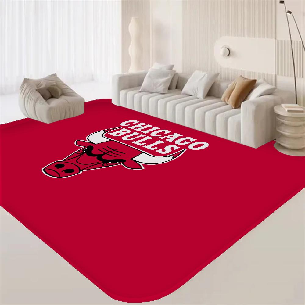 

C-Chicago B-Bulls Kitchen Mat Washable Non-Slip Living Room Sofa Chairs Area Mat Kitchen Toilet Rug 40x60cm