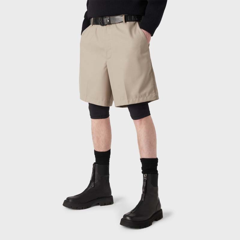 EMPORIO ARMANI SS23 Casual Shorts Men's Khaki 3R1PC1-1NRBZ-0144