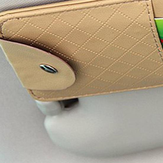 Unique Ticket Clip Not Easy To Fade Lightweight Sun Visor Storage