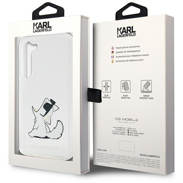 Karl Lagerfeld KLHCS23MCFNRC S23+ S916transparent hardcase Choupette Fun