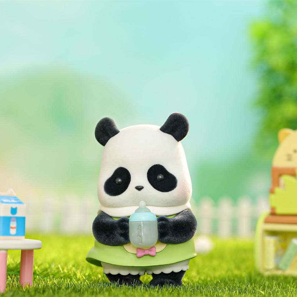 52TOYS Panda Roll Kindergarten Serie Sammelfiguren Blind Box Figuren mit Haaren Sammelfiguren Bemalt Gashapon Schreibtischdekoration Puppenspielzeug