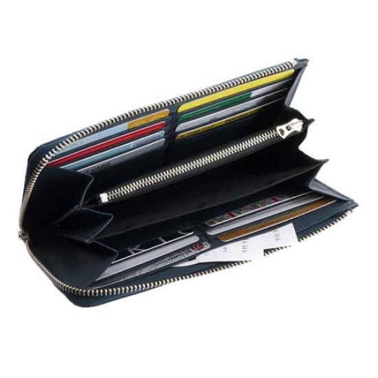 Porter Yoshida Tasche Nylon L-förmiger Reißverschluss Lange Geldbörse Runder Reißverschluss AKTUELL Aktuell 052-02210 Speicherkapazität 2. Marine