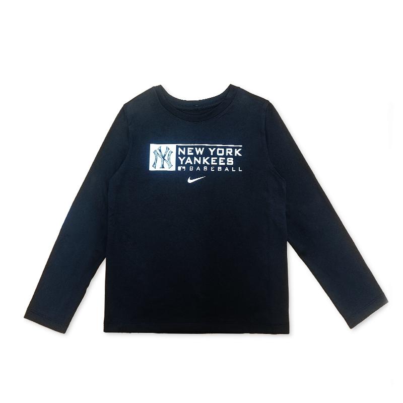 

Nike Толстовка Удобная Персонализированная Приятная к коже С длинным рукавом Детские топы Черный 3Z3B3SBG5-NYY S