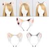 Cat Ears Headband Animal Hair Hoop Headdress for Stage Performances Christmas Birthday