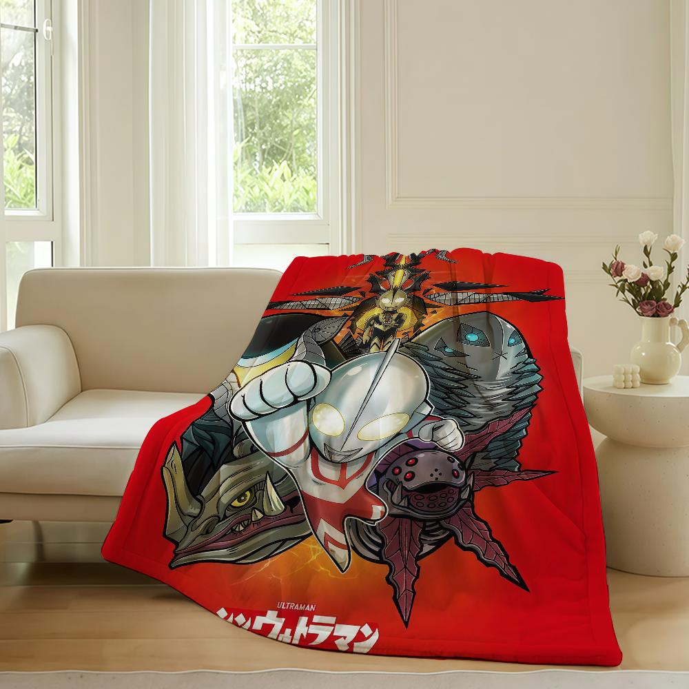 Adventure TV Series U UltraMan Blanket For Sofa Office Bed Plane Travel Sleep Read Relax Camping Soft And Warm