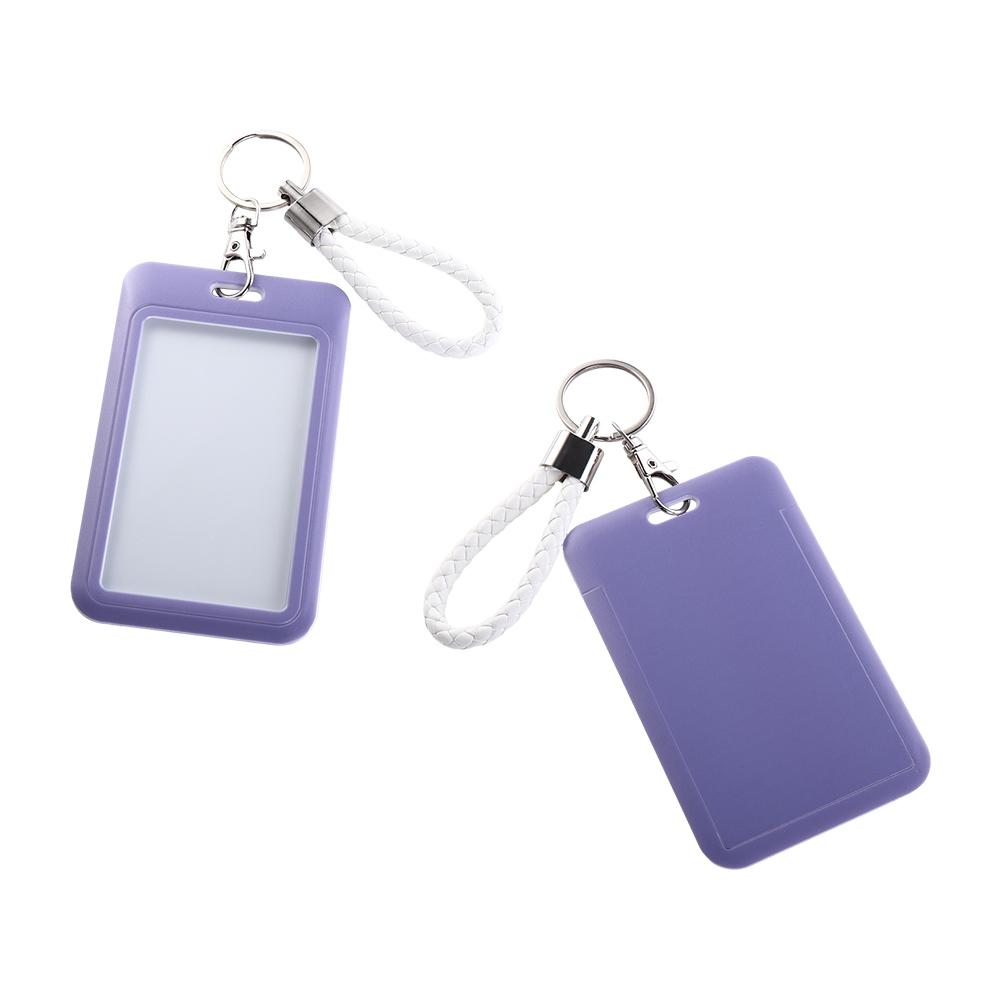 Men School Supplies Work Card Key Chain Business Credit Card ID Card Holders Bus Card Cover Badge Holders ID Card Protective
