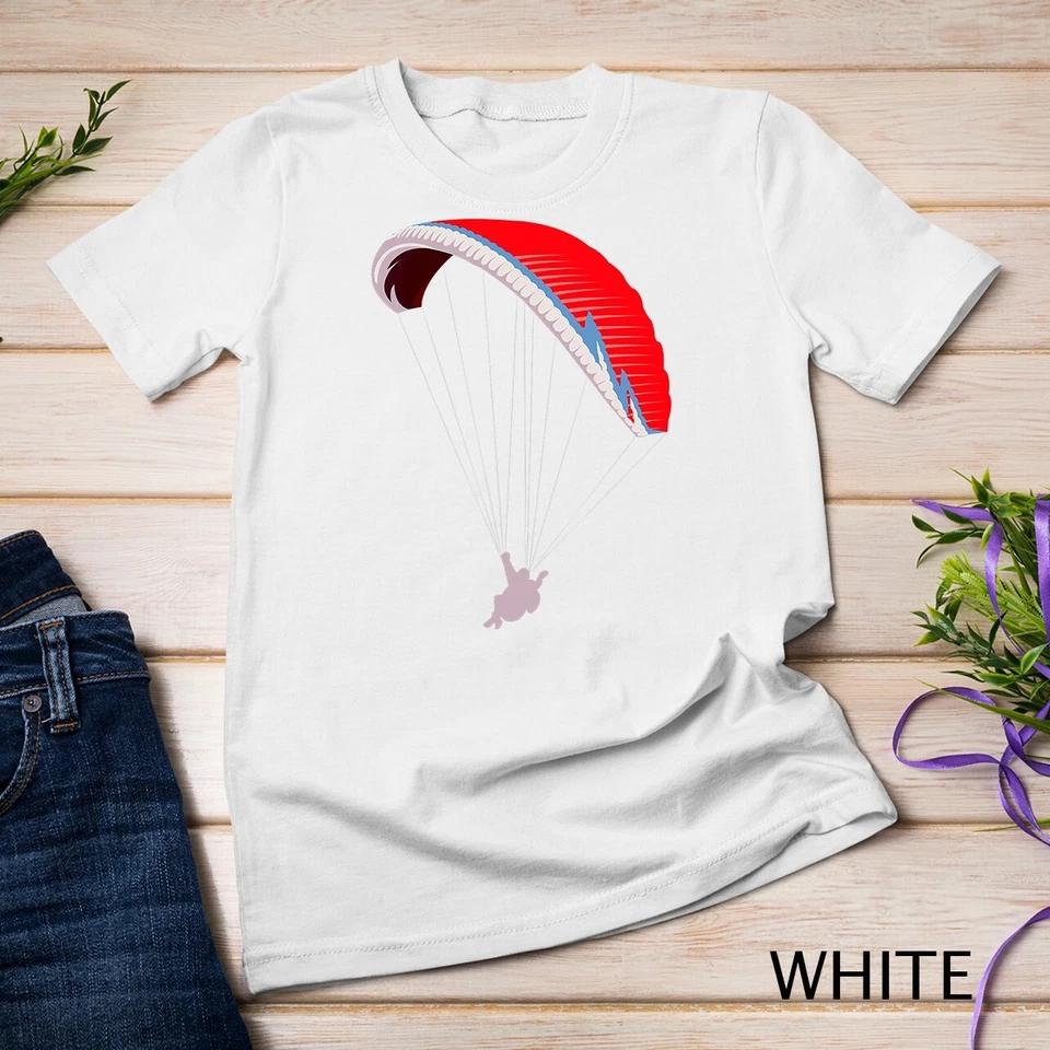 Paragliding Paraglider Paramotor Parachute Skydiving T-Shirt Unisex T-shirt 8 S