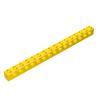 Rainbow Pig MOC Parts 3703 Brick 1 x 16 with 15 Holes DIY Compatible Assmble Building Blocks Particle Kid Brain Toys