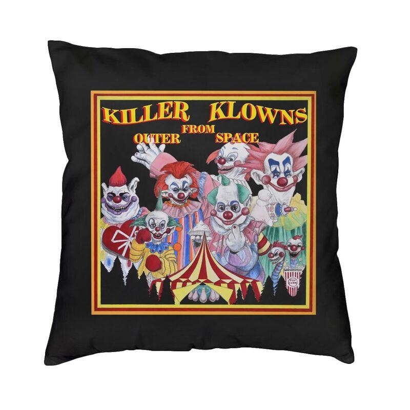 Horrorfilm Killer Clowns aus dem Weltall Kissenbezüge Heimdekoration Kawaii Outdoor Kissen Quadratischer Kissenbezug