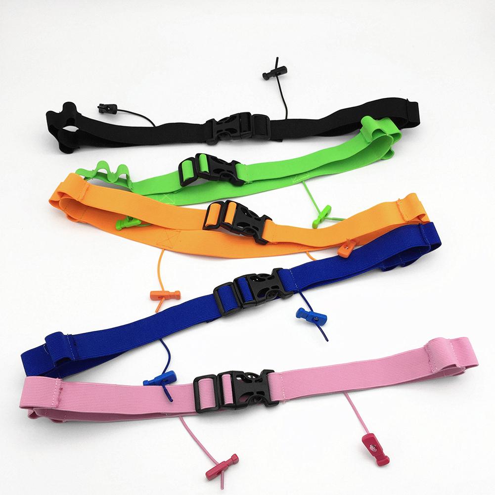 Marathon Number Belt Race Number Belt With 3 Energy Gel Loops For Running Cycling Triathlon Marathon 80-100cm