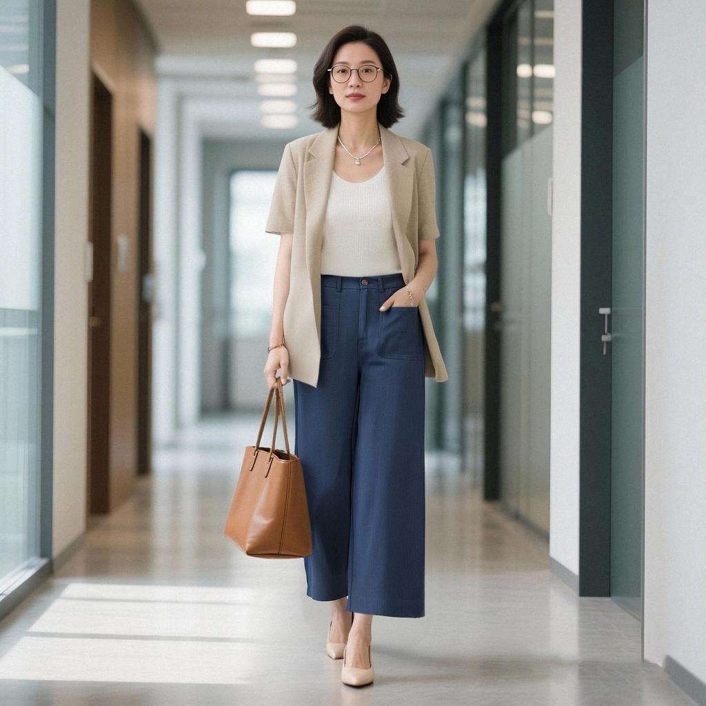 Dames Zomer 2026 Tencel Linnen Hoge Taille Wijde Pijpen Broek - Slankmakend, Lichtgewicht, Casual Pasvorm