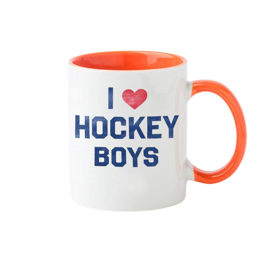 Ceramic Coffee Mug with Printed Hockey Club Design University Style Two Tone Handle and Interior Dishwasher Safe