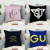 GGU Pillow Case For Car Sofa Decorative Home Doublesided Print Plush Square Throw Pillow Cushion Cover