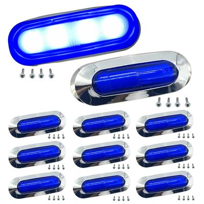 Shymie Side Marker Marker Lamp 4 Led Truck Grill Marker