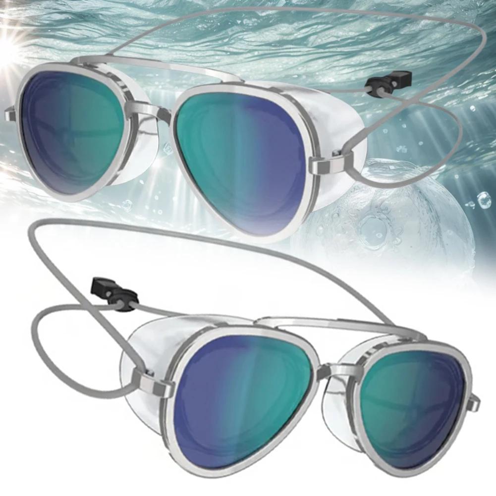 Gafas de Natación Antivaho de Visión Completa Gafas de Natación Antivaho en Ángulo Completo Hombres Mujeres Gafas de Natación Ajustables Gafas de Natación para Buceo