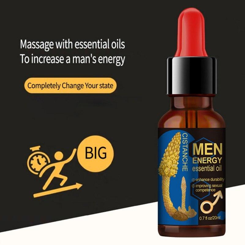 Men's Massage Essential Oil Plant Epimedium Restore Vitality And Enhance Endurance For Men Body Care Essential Oil